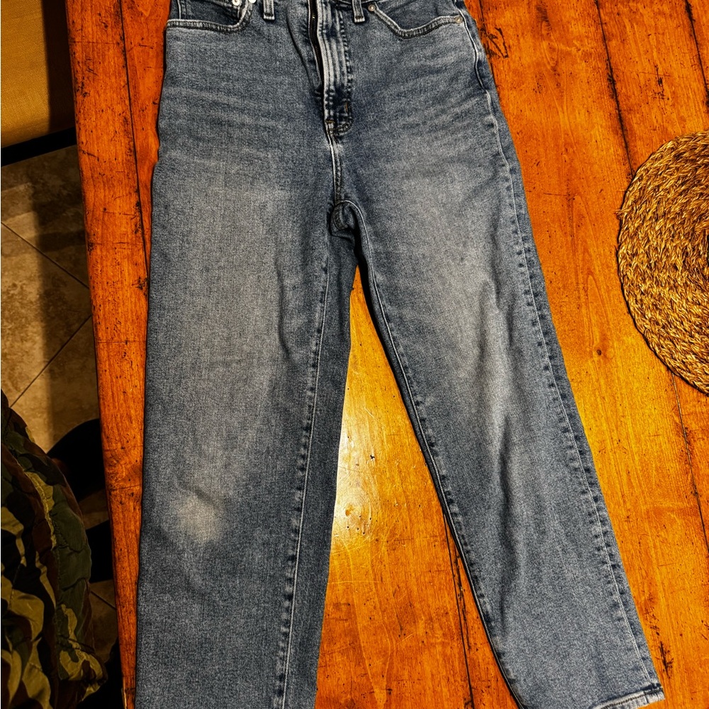 Madewell The Perfect Vintage Straight Crop Jean | Size 27